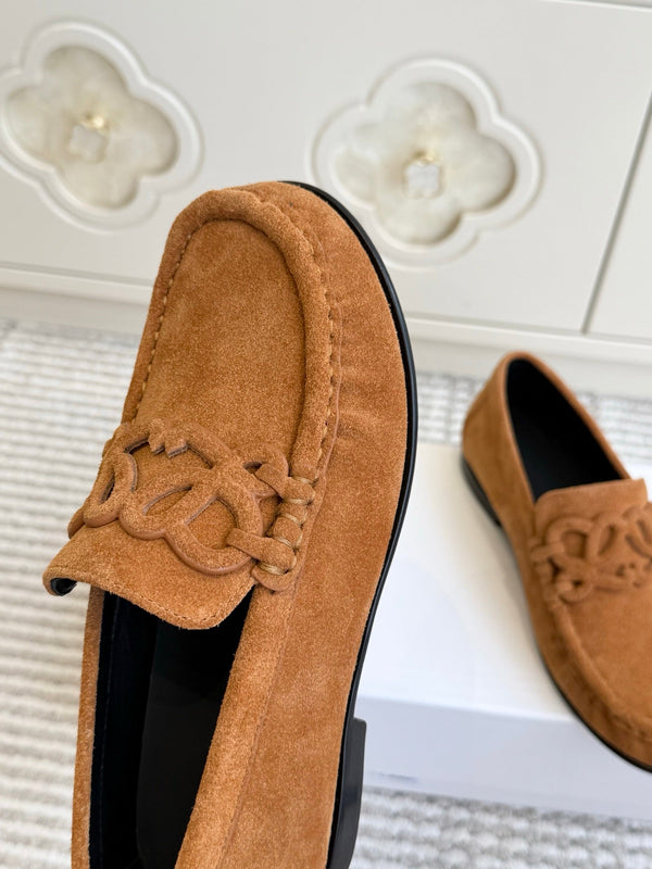 LW 26FW Double L Loafers Suede Leather 193312