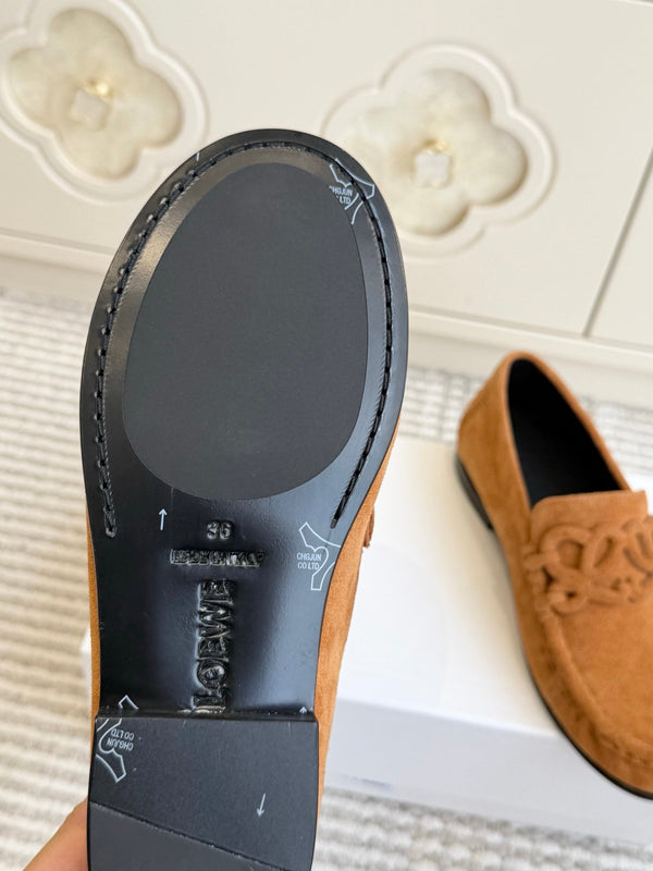 LW 26FW Double L Loafers Suede Leather 193312
