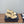 CC 27S Mary Jane Pumps Chunky Heel Gold Strap Suede 194762