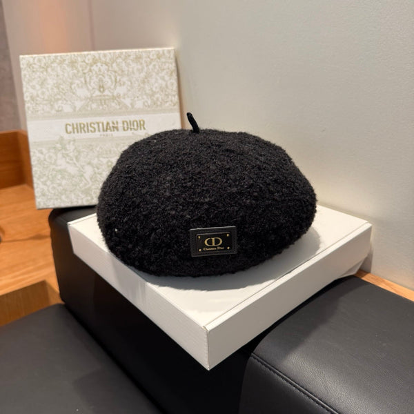 CD 26FW Beret Hat Shearling 563736