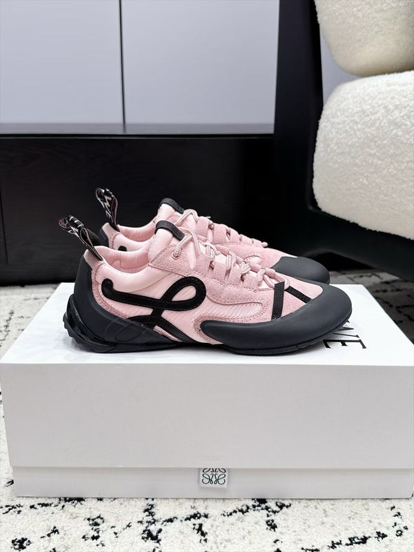 LW 26FW Climbing Sneakers Logo Detail Suede Leather 158196