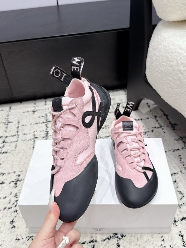 LW 26FW Climbing Sneakers Logo Detail Suede Leather 158196
