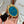 CD 26FW Medaillon Belt 2.5cm Turquoise-Effect Buckle Beige Calfskin 220648