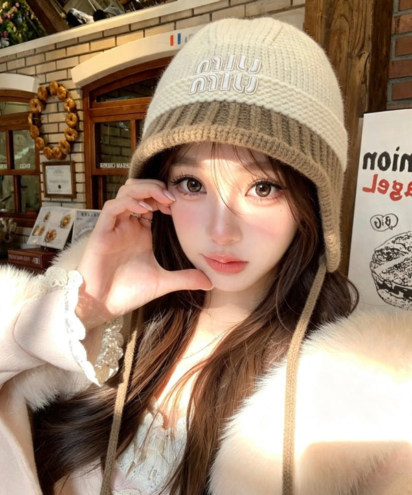 Miu Knitted Earmuff Cap 477560