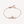 ZERO 1 SOFT PINK GOLD WITH PAVED DIAMONDS ON THE SPIRAL BRACELET