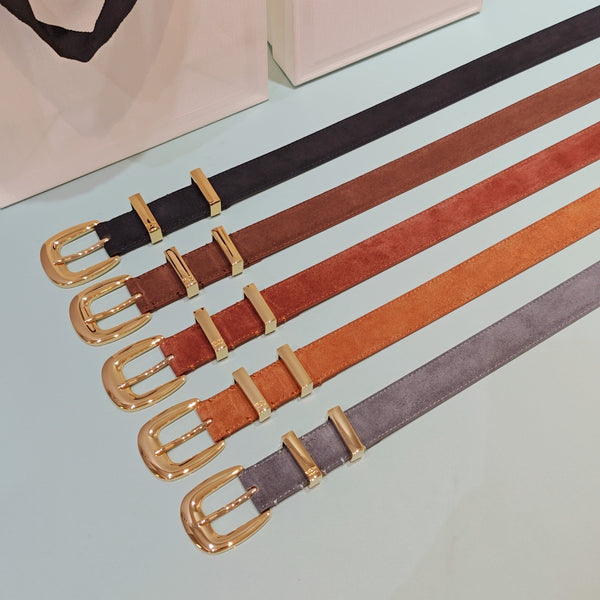 CE 2026 Medium Western Belt 25mm Suede 194535