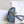 MEDIUM CD BOBBY 22CM BLUE CALFSKIN GOLD HARDWARE