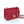 MINI SQUARE FLAP BAG 17CM RED PATENT CALFSKIN SILVER HARDWARE