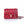 MINI SQUARE FLAP BAG 17CM RED PATENT CALFSKIN SILVER HARDWARE