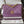 19 FLAP BAG 30 PURPLE GOATSKIN GOLD HARDWARE