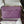 19 FLAP BAG 30 PURPLE GOATSKIN GOLD HARDWARE