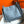 HM EVELYNE BAG 28 SAPPHIRE TOGO