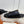 HM IZMIR SANDAL BLACK CROCODILE EMBOSSED CALFSKIN