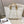 CC DEAUVILLE TOTE BAG WHITE CANVAS MOP LOGO