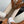 mini vertical cabas 17cm white canvas tan calfskin
