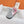 HM Flat Sandals White Pink Cowhide 348049