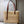 LOE SQUARE BASKET BAG 28 IN NATURAL RAFFIA AND CHOCOLATE BROWN CALFSKIN