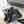 CC 25S Dad Sandal Black Denim Calfskin