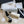 espadrilles white lambskin black velvet