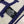 HM Avalon Throw Blanket Marine White Wool Cashmere