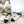 CC 26S Mary Jane Flats Shoes Tweed Patent Leather 147300