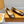LV Joy Ballerina Dark Brown Mix Yellow Monogram Calfskin