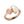 HAPPY HEART PINK GOLD RING