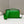 BAGUETTE WITH FF MOTIF 27 IN EMERALD GREEN SOFT LAMBSKIN GOLD HARDWARE