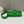 BAGUETTE WITH FF MOTIF 27 IN EMERALD GREEN SOFT LAMBSKIN GOLD HARDWARE