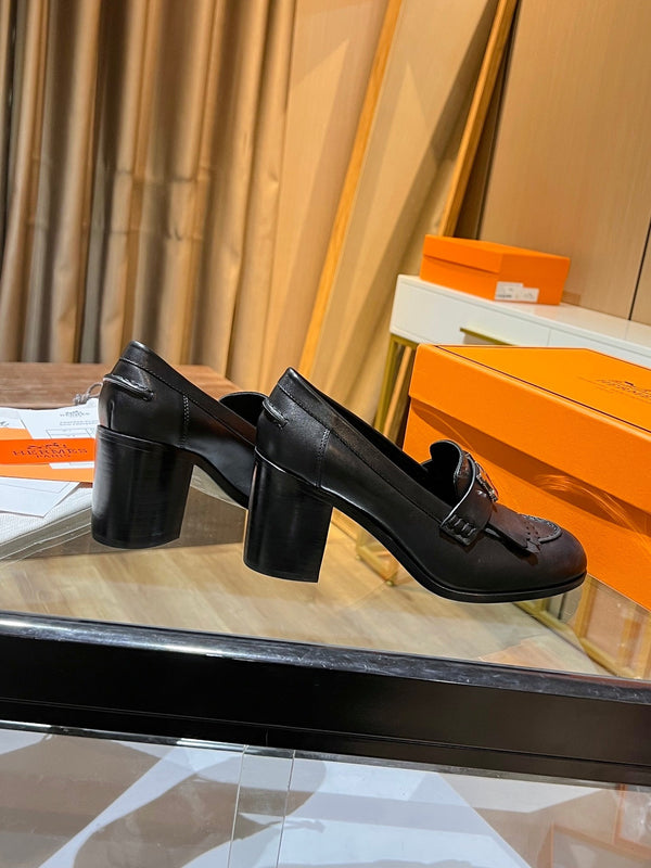 HM 26s Elysee Loafers 8cm Leather 149082