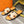 HM IZMIR SANDAL TANGERINE AND PEACH CALFSKIN