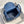 HM LINDY 30 BAG IN LYNCH BLUE CALFSKIN SILVER HARDWARE