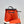 Herbag 31 Toile Red Orange Canvas Black Cowhide Leather