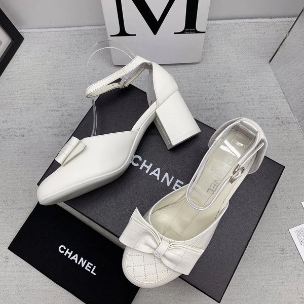 CC 26s Ankle Strap Heels 6cm Leather 163412