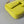 20 CHAIN EMBOSSED ARMPIT BAG CHARTREUSE YELLOW CALFSKIN