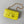 20 CHAIN EMBOSSED ARMPIT BAG CHARTREUSE YELLOW CALFSKIN