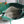 HARDY PM BAG 40 IN GREEN GOYARDINE CANVAS AND TAURILLON LEATHER TRIM