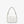 FENDI FENDACE BROOCH MINI 20 BAGUETTE BAG IN WHITE CALFSKIN