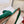 RV Trumpet Pumps 4.5cm Teal Green Suede 607866
