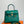 KELLY BAG 20 IN TEAL GREEN OSTRICH LEATHER WITH GOLD HARDWARE (MADE - TO - ODER)