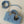 MEDIUM D-JOY BAG 26 IN LIGHT BLUE MACROCANNAGE DENIM