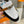 0Z MULE WHITE AND BLACK CALFSKIN WITH PATTERN