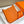 Mini Evelyne 18cm Hot Orange Togo Shw