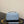 Fend Baguette 24 Bag With FF Motif Baby Blue Leather Ghw