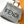 Fend Sunshine Medium Bag 35 Grey Leather