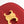 teen besace triomphe 18.5 dark red calfskin with chain