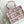 large cabas 41 white burgundy canvas multi logo