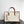 TRIPHOME CABAS 35 WHITE CREAM CALFSKIN TOTE