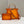 PEEKABOO ISEEU 33 IN ORANGE OMBRE SMOOTH CALFSKIN GOLD HARDWARE