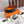 HM LUCK BELT BUCKLE & REVERSIBLE GINGER ORANGE AND BLACK LEATHER STRAP 38MM